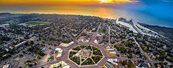 Goderich Ontario aerial view